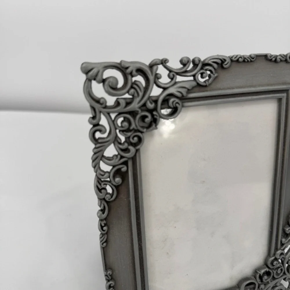 Malden Picture Frame Filigree Pewter Finish Victorian Scroll Ornate Elegant